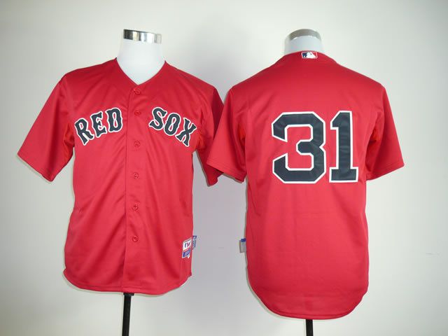 Men Boston Red Sox #31 Lester Red MLB Jerseys->boston red sox->MLB Jersey